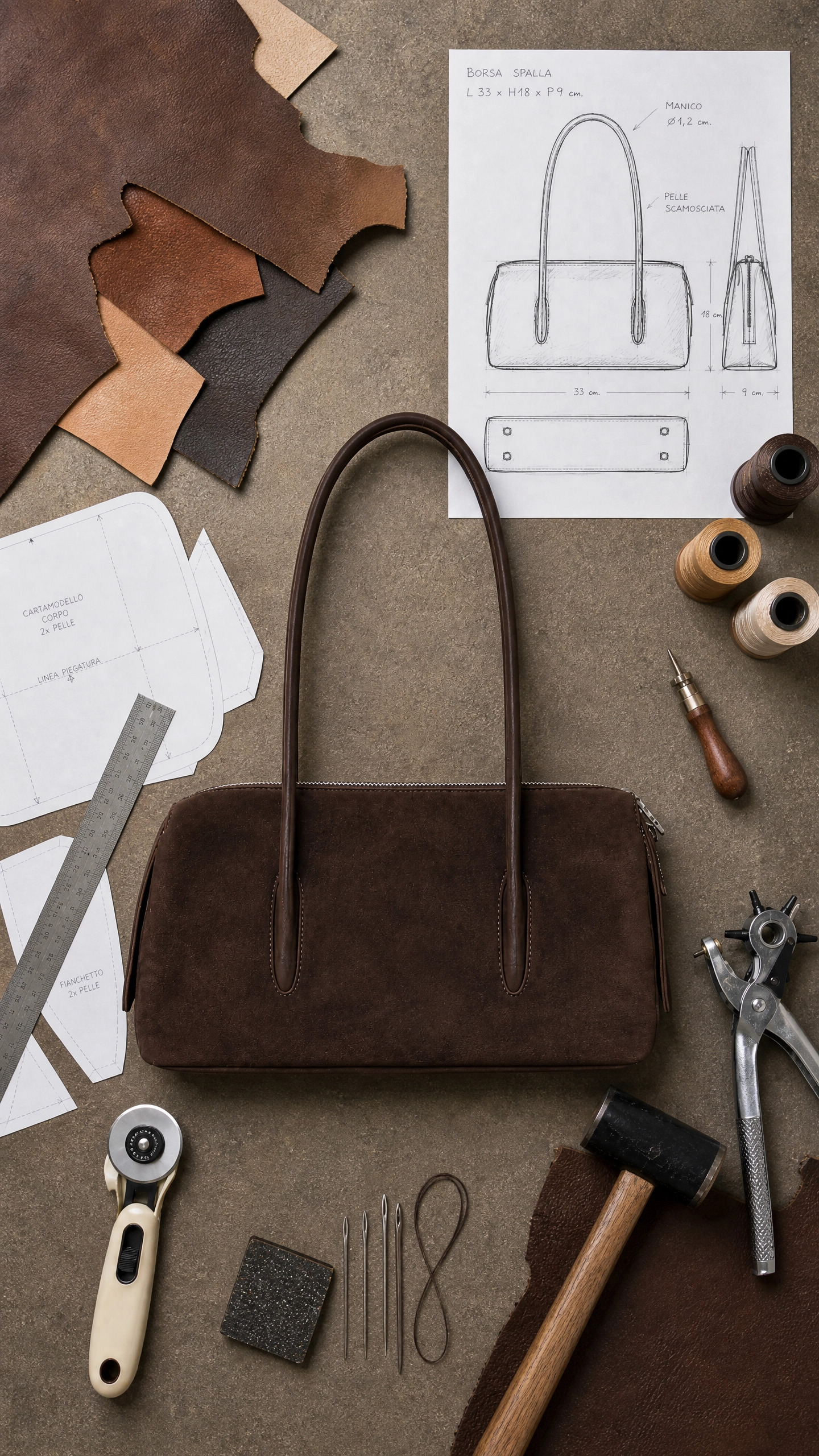 Linea in Pelle — lavorazione artigianale